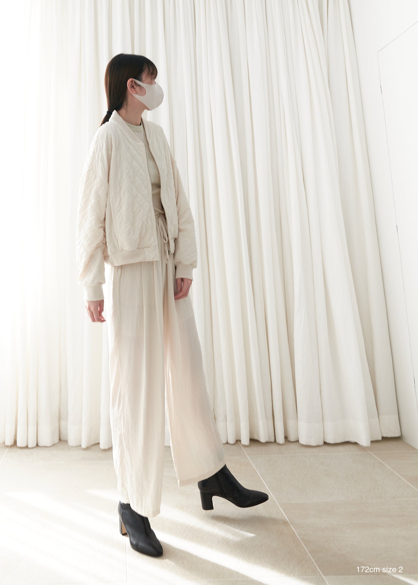 WAVY JACQUARD SHORT JACKET