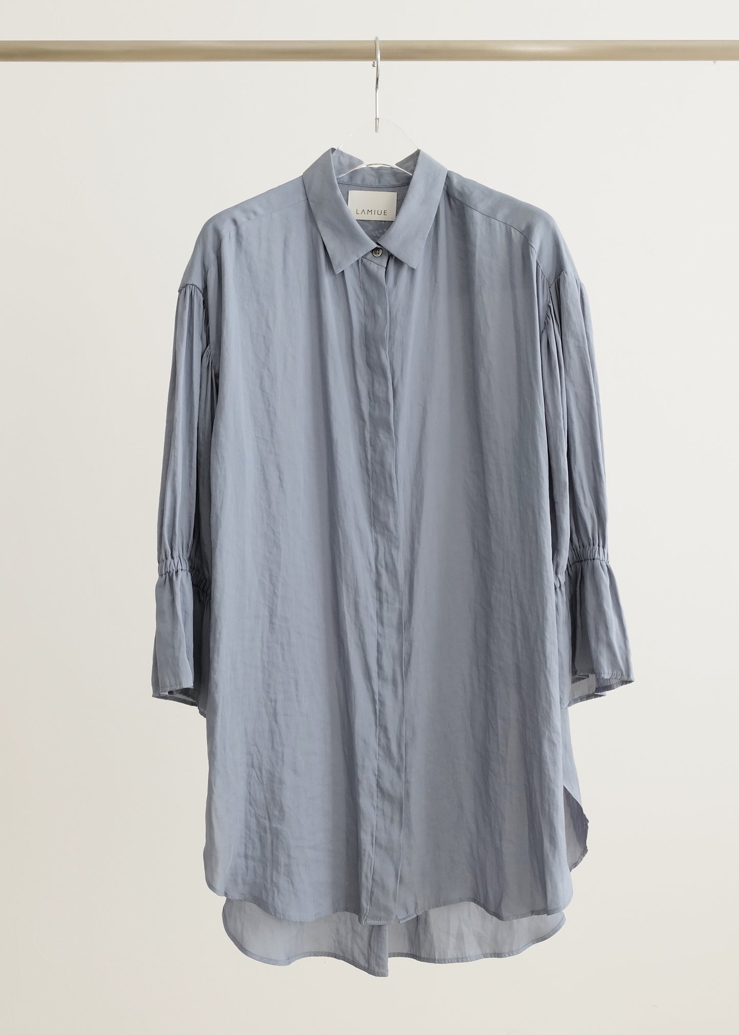 DRAPE RELAX LONG SHIRT