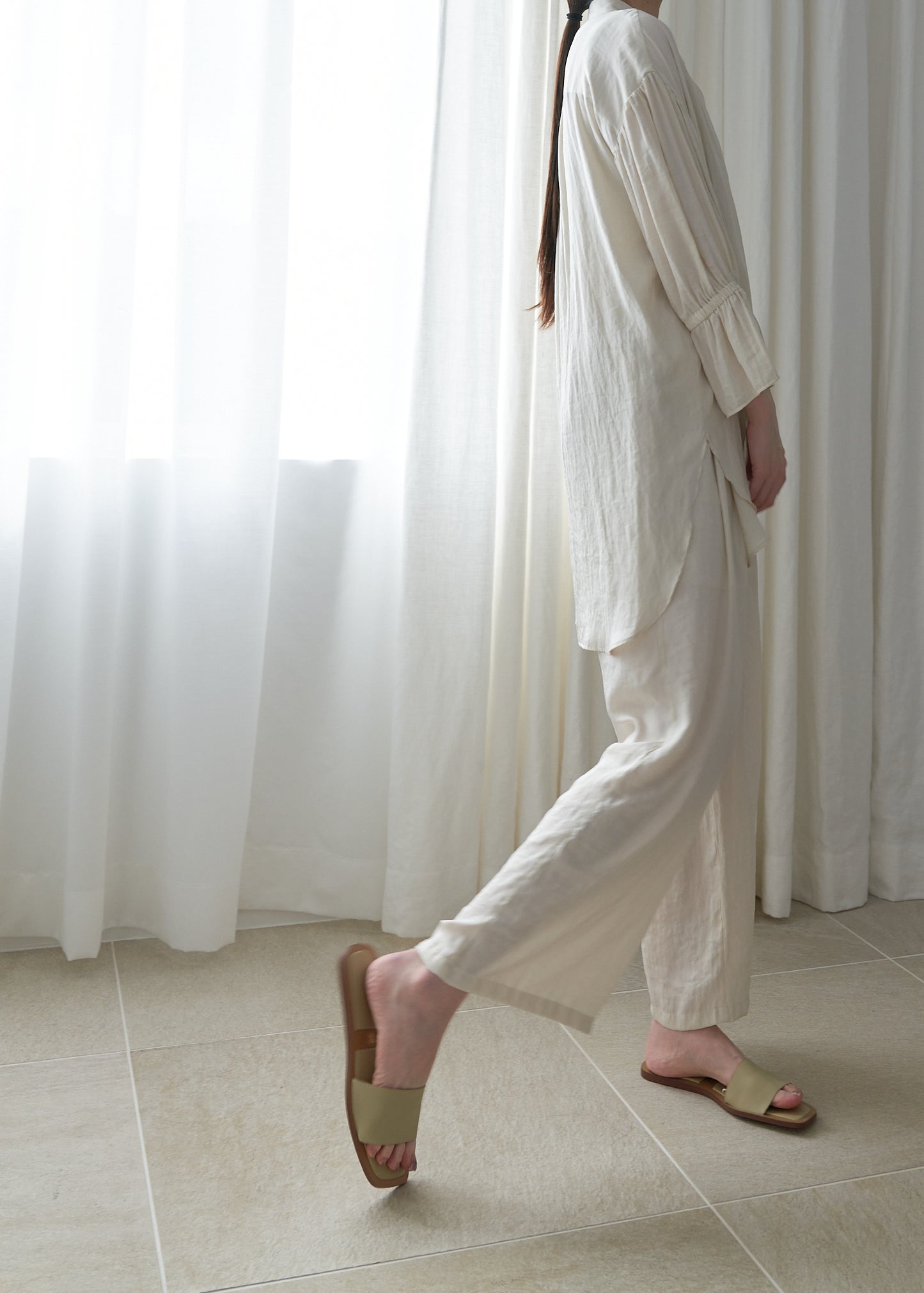 DRAPE RELAX LONG SHIRT