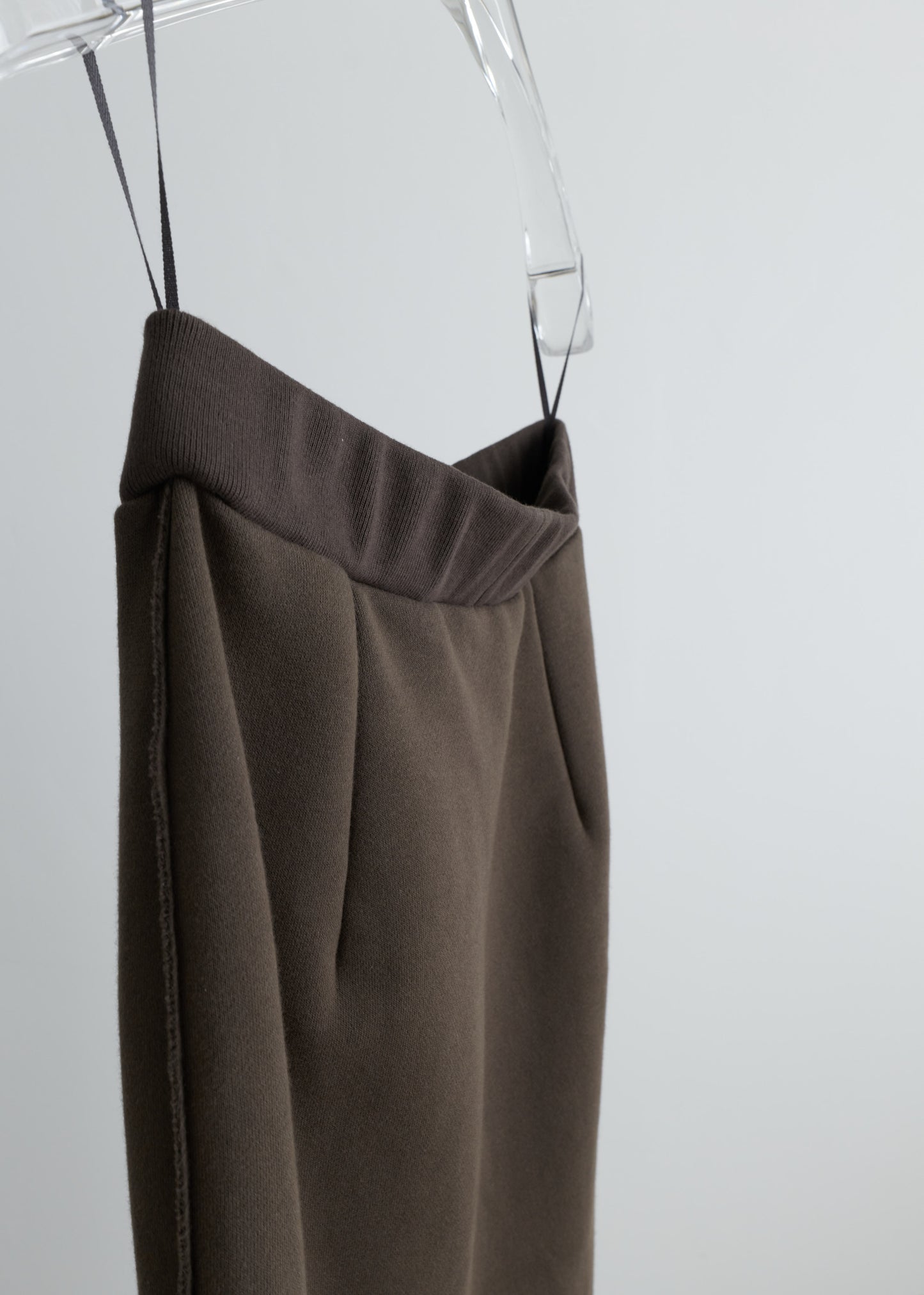 FLUFFY SWEAT MAXI SKIRT