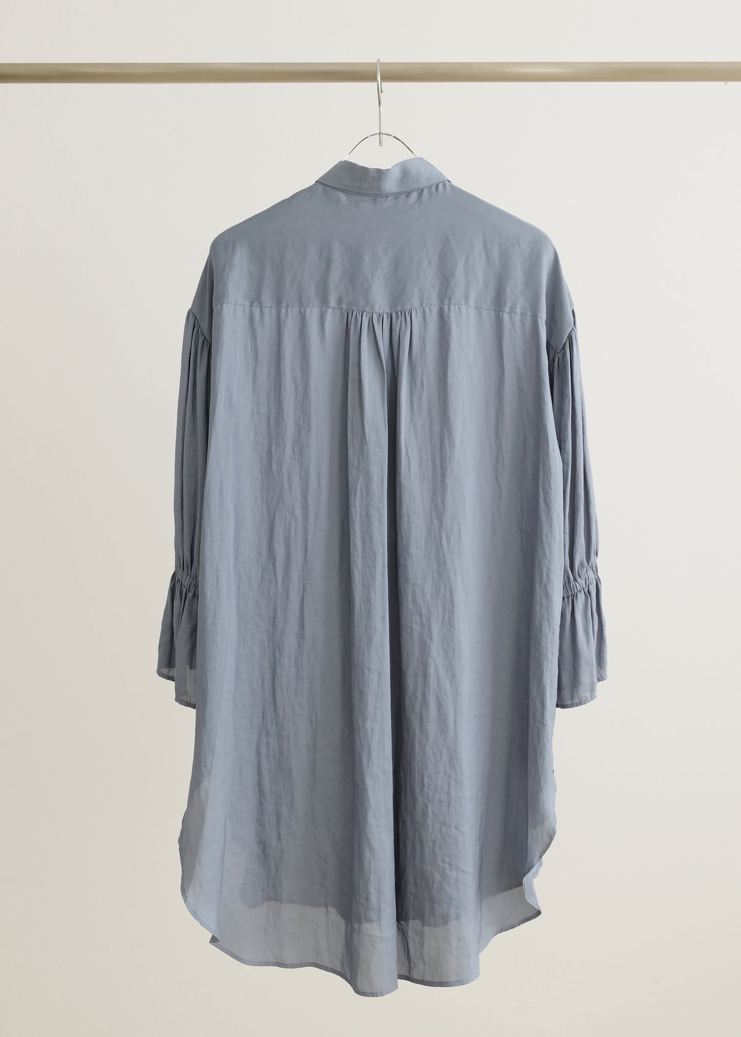 DRAPE RELAX LONG SHIRT