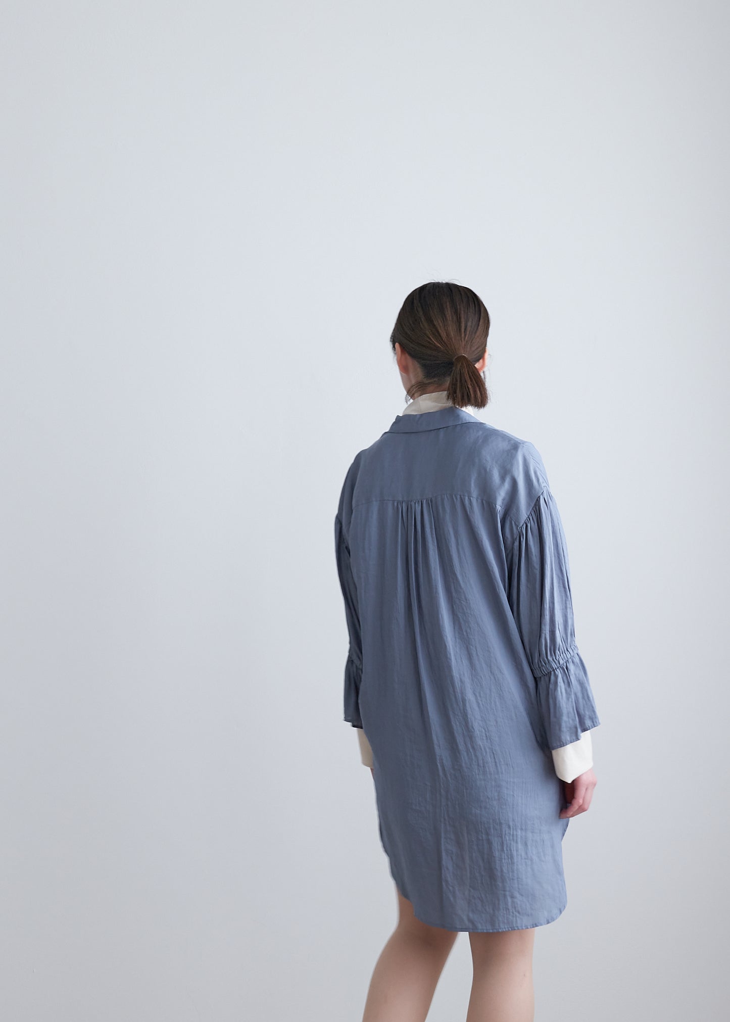 DRAPE RELAX LONG SHIRT