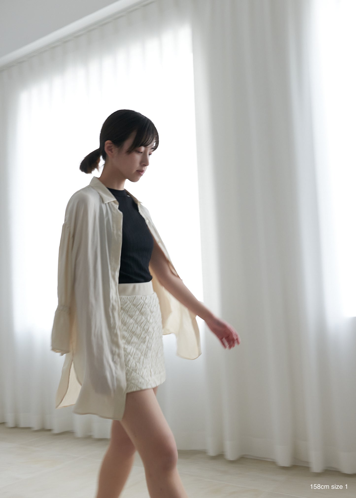 WAVY JACQUARD WRAPPED SHORTS