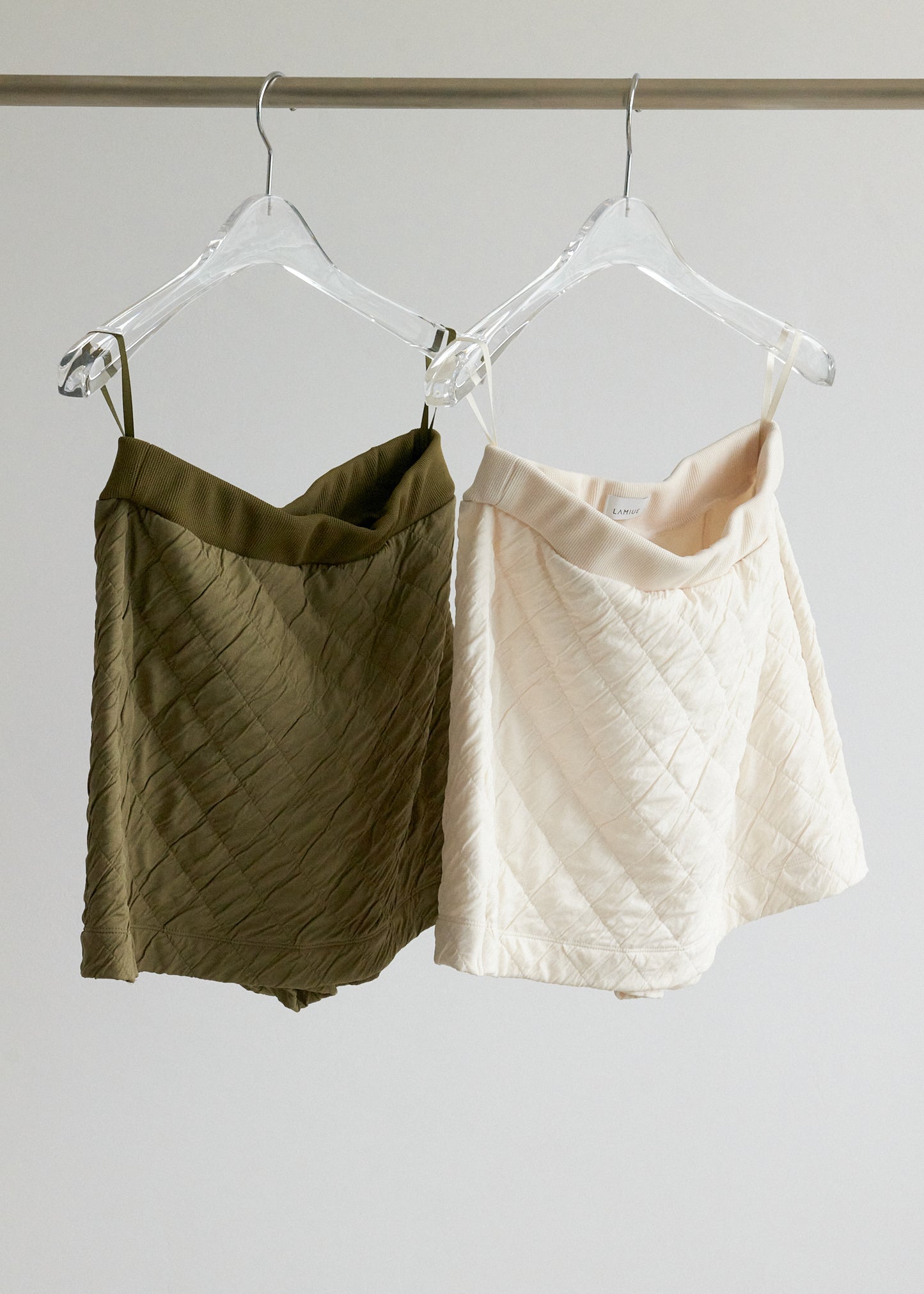 WAVY JACQUARD WRAPPED SHORTS