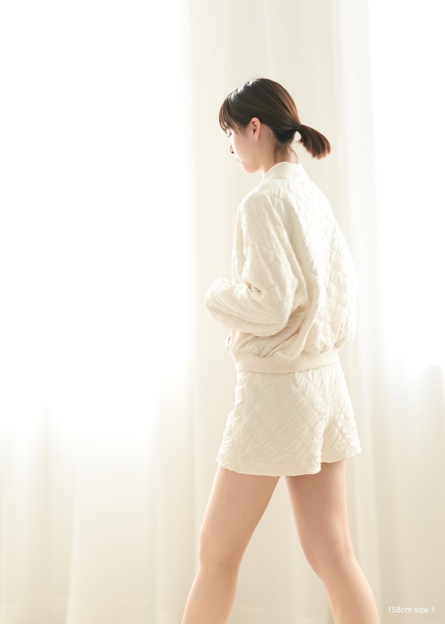 WAVY JACQUARD WRAPPED SHORTS
