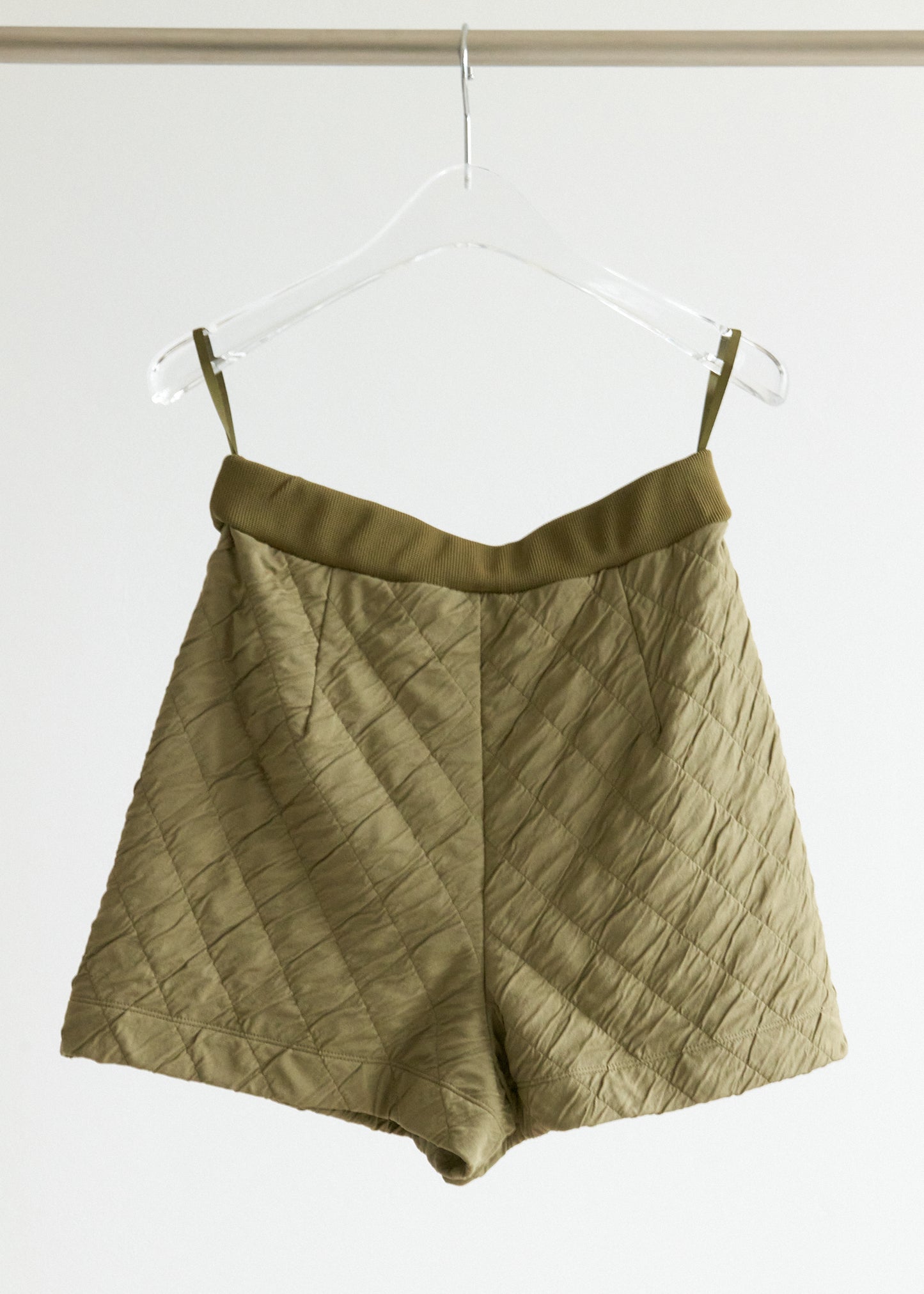 WAVY JACQUARD WRAPPED SHORTS