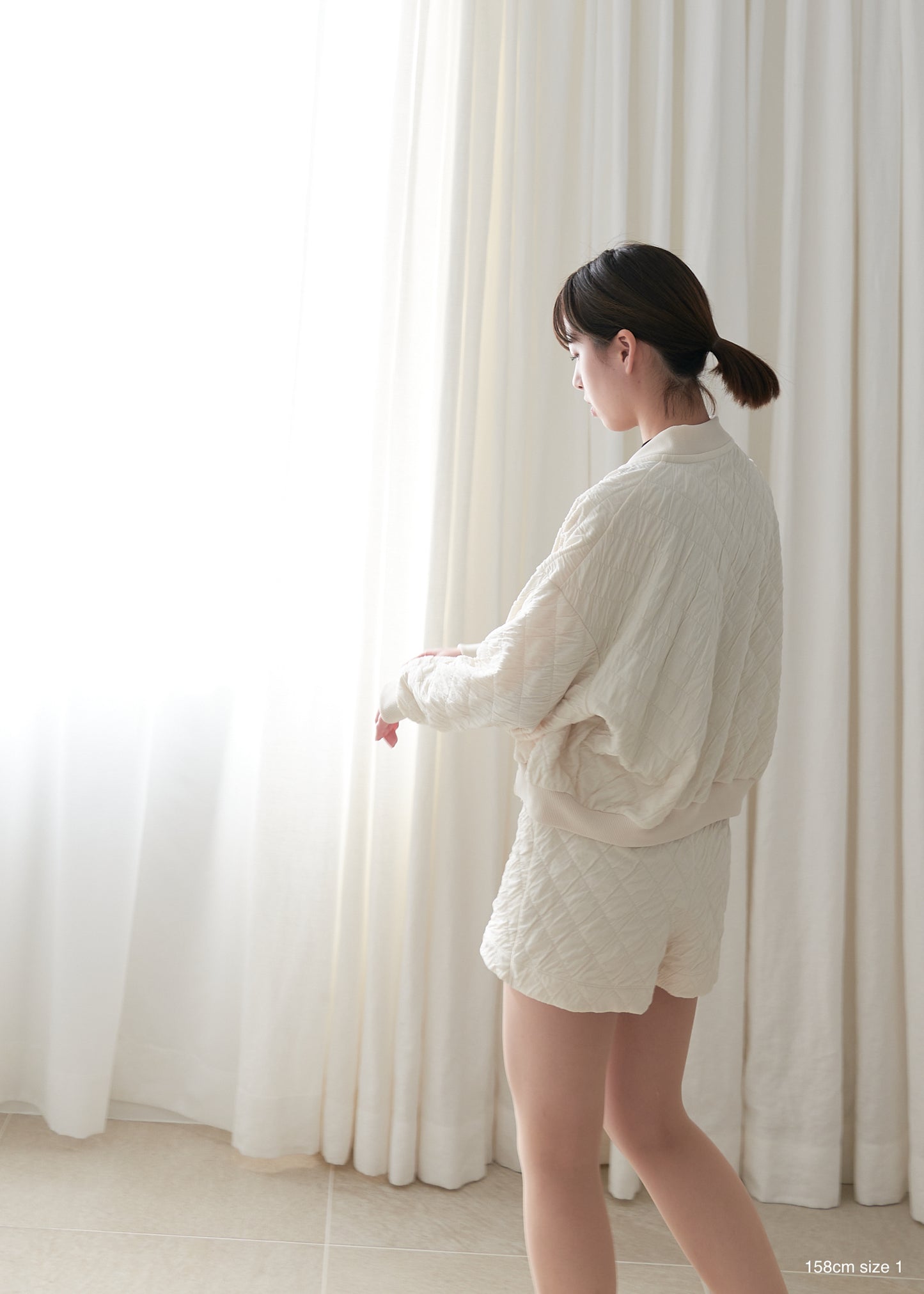 WAVY JACQUARD SHORT JACKET