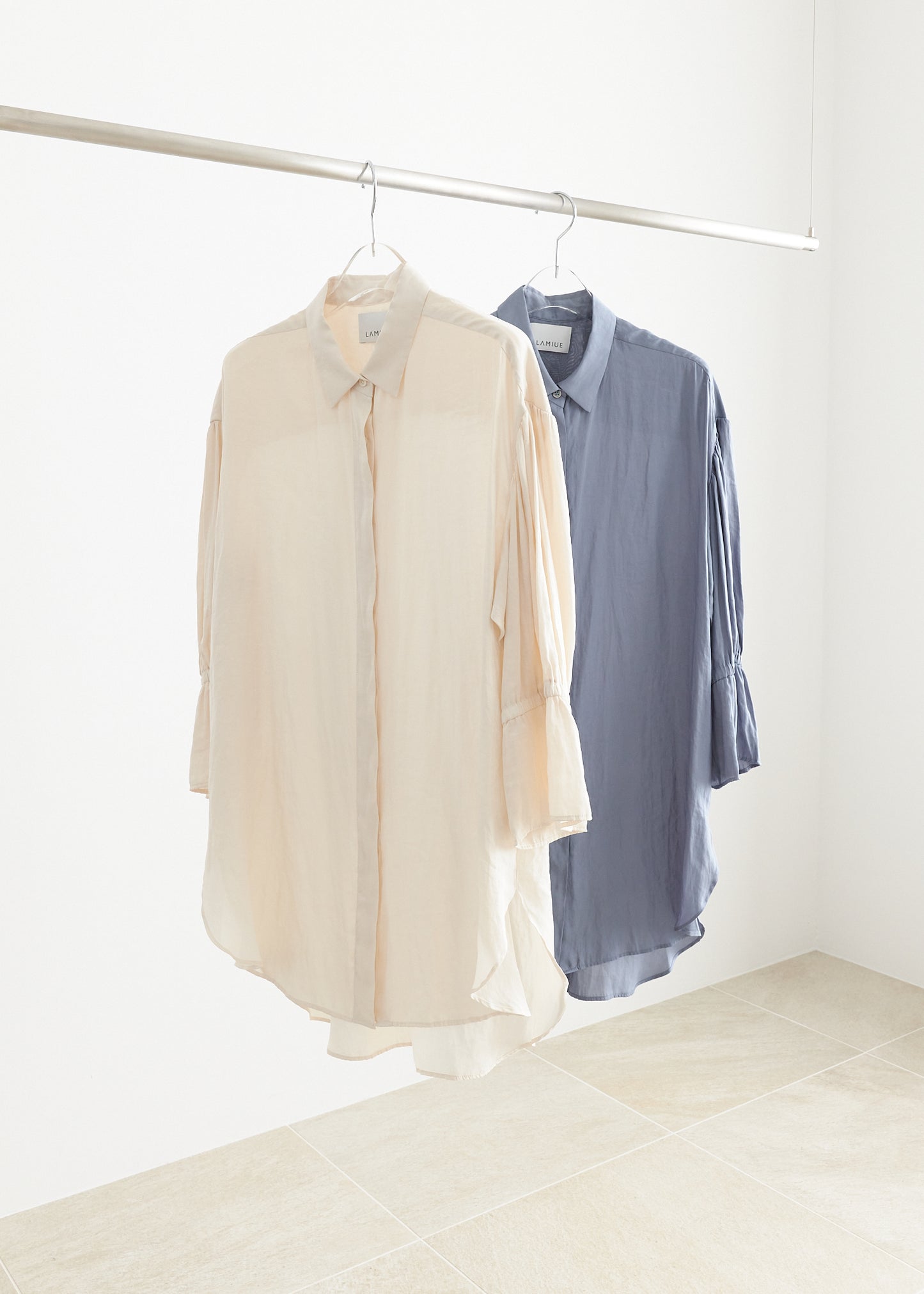 DRAPE RELAX LONG SHIRT