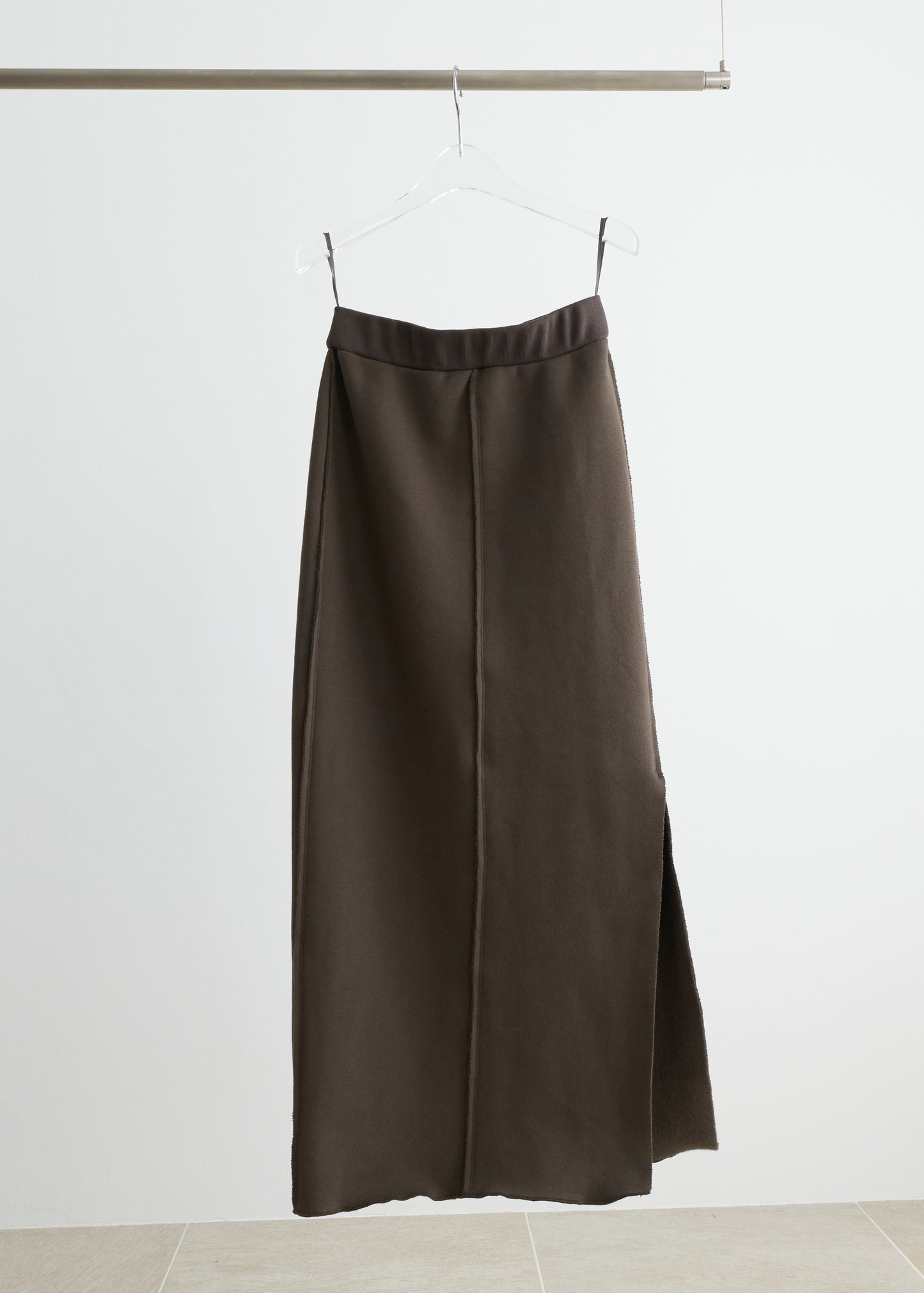 FLUFFY SWEAT MAXI SKIRT
